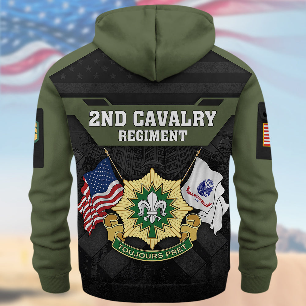 Premium US Veterans  Hoodie Half Zipper , Gifts For US Veterans, Gifts On Father's Day, Veterans Day K1702 Trhn