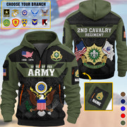Premium US Veterans  Hoodie Half Zipper , Gifts For US Veterans, Gifts On Father's Day, Veterans Day K1702 Trhn