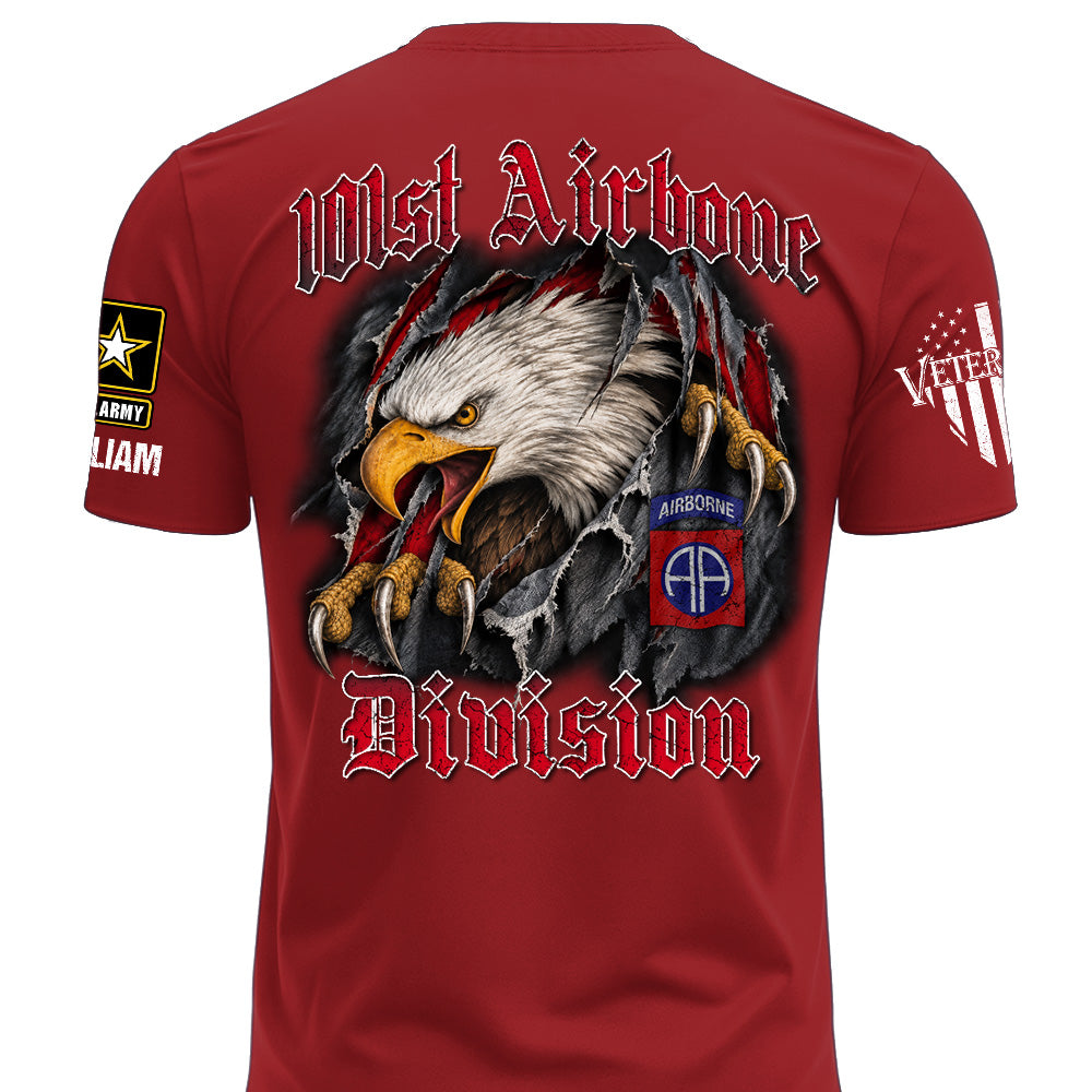 Custom Veteran Shirt Military Patches American Eagle Available All Military Branches, Veteran Gifts K1702 MT2