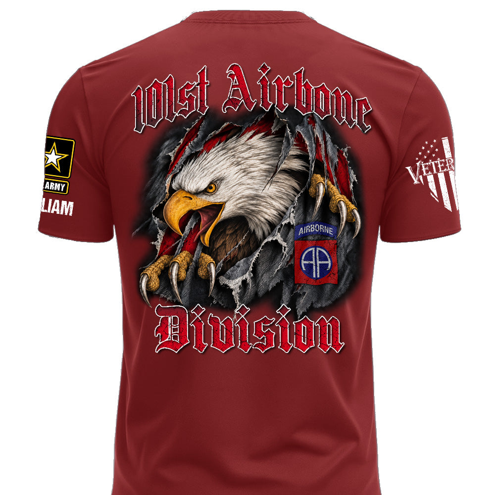 Custom Veteran Shirt Military Patches American Eagle Available All Military Branches, Veteran Gifts K1702 MT2
