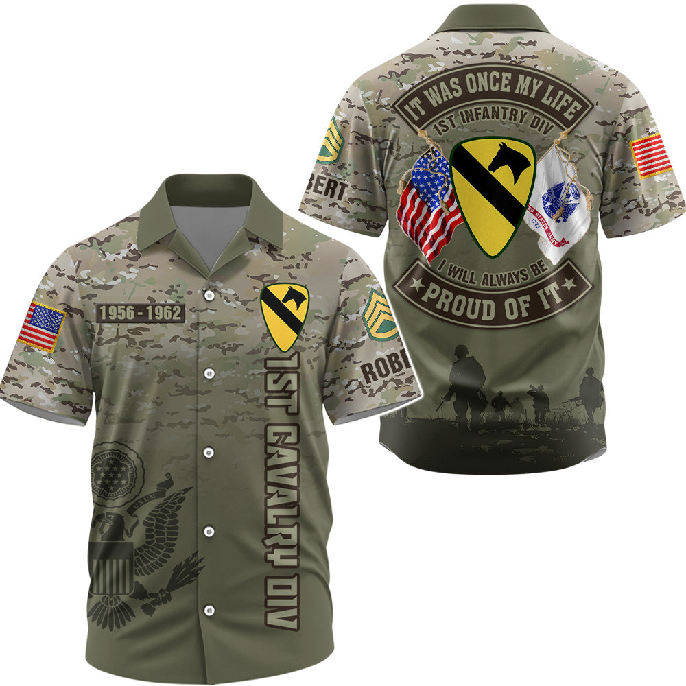 Custom Shirt It Was Once My Life US Veteran I Will Always Be Proud Of It Custom All Over Print Shirt Camouflage Military K1702 Trhn