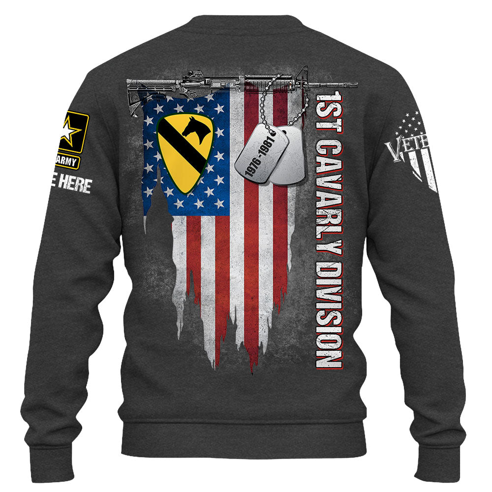 Personalized Shirt Custom Logo Branch Division Badges For US Veterans K1702