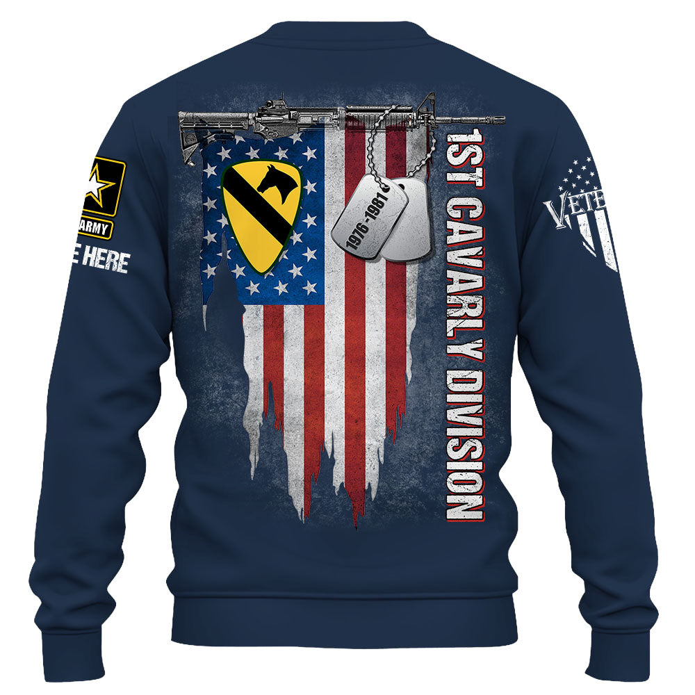 Personalized Shirt Custom Logo Branch Division Badges For US Veterans K1702