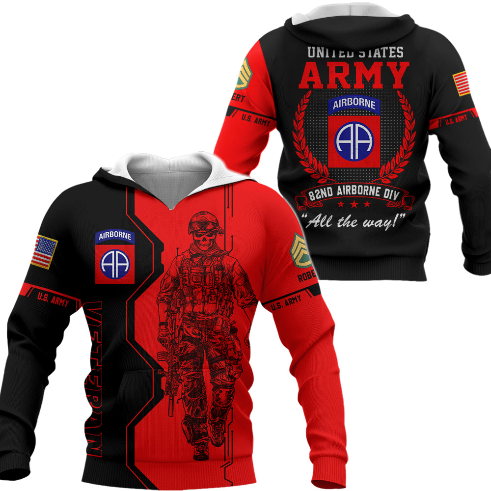 Custom Veteran All Over Print Shirt Available All Military Branches Gift For Veteran K1702 Trhn