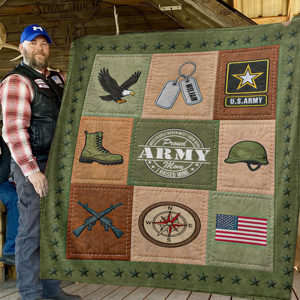 Custom Military Blanket Most People Never Meet Their Hero I Raised Mine Proud Military Family
