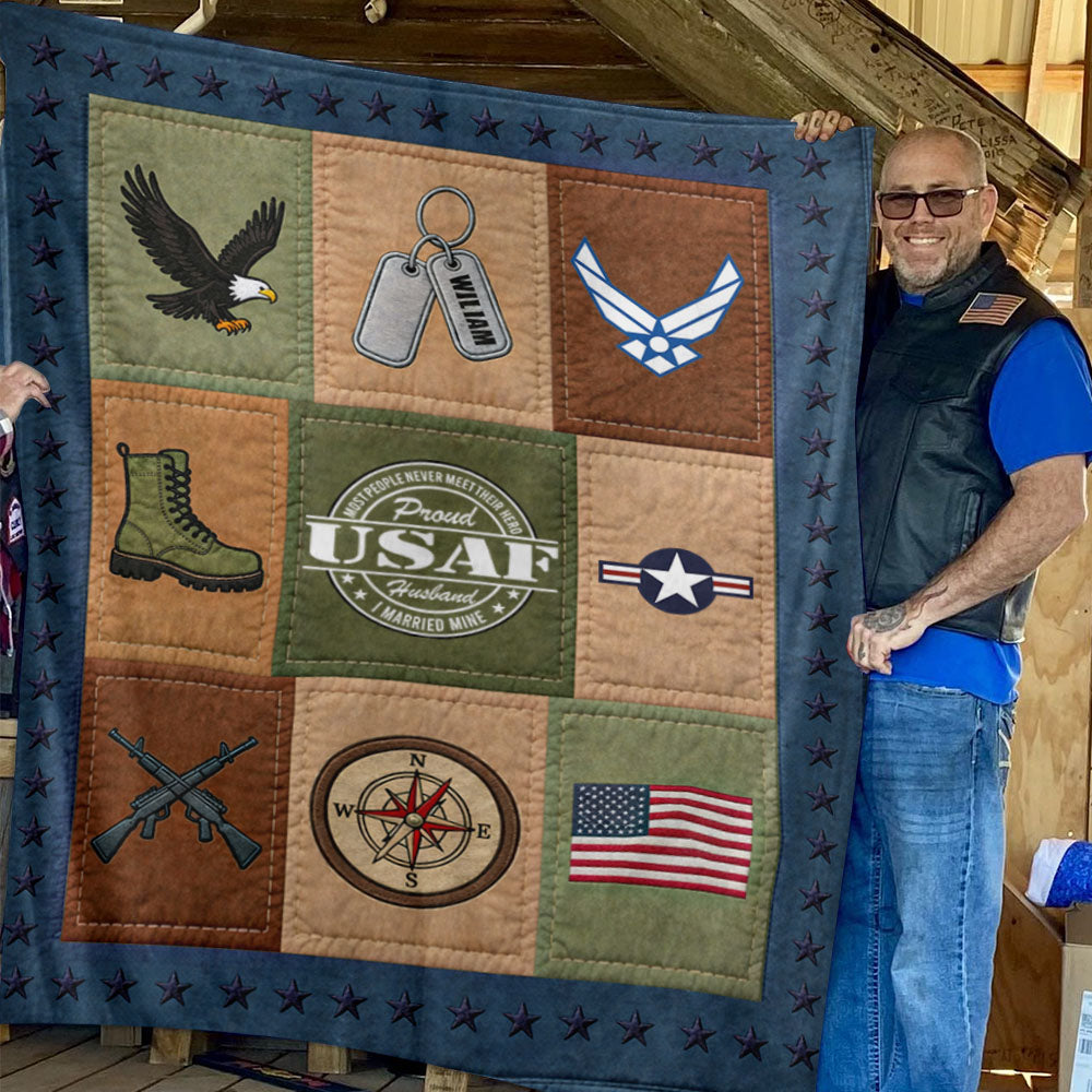 Custom Military Blanket Most People Never Meet Their Hero I Raised Mine Proud Military Family