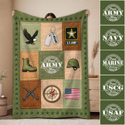 Custom Military Blanket Most People Never Meet Their Hero I Raised Mine Proud Military Family