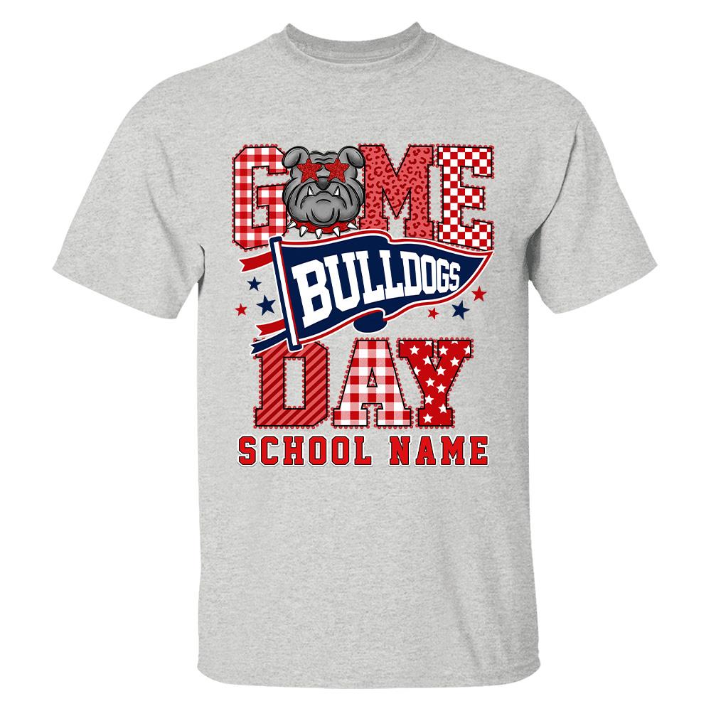 Custom School Mascot Game Day Shirt , School Spirit L0411 Hv01