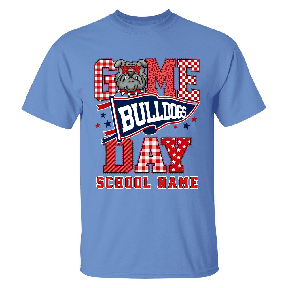 Custom School Mascot Game Day Shirt , School Spirit L0411 Hv01
