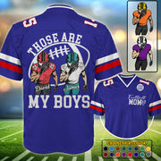 Personalized Football Mom Jersey, Those Are My Boys Custom American Football Jersey, Custom Player Names & Numbers, Game Day Mom Gift T24