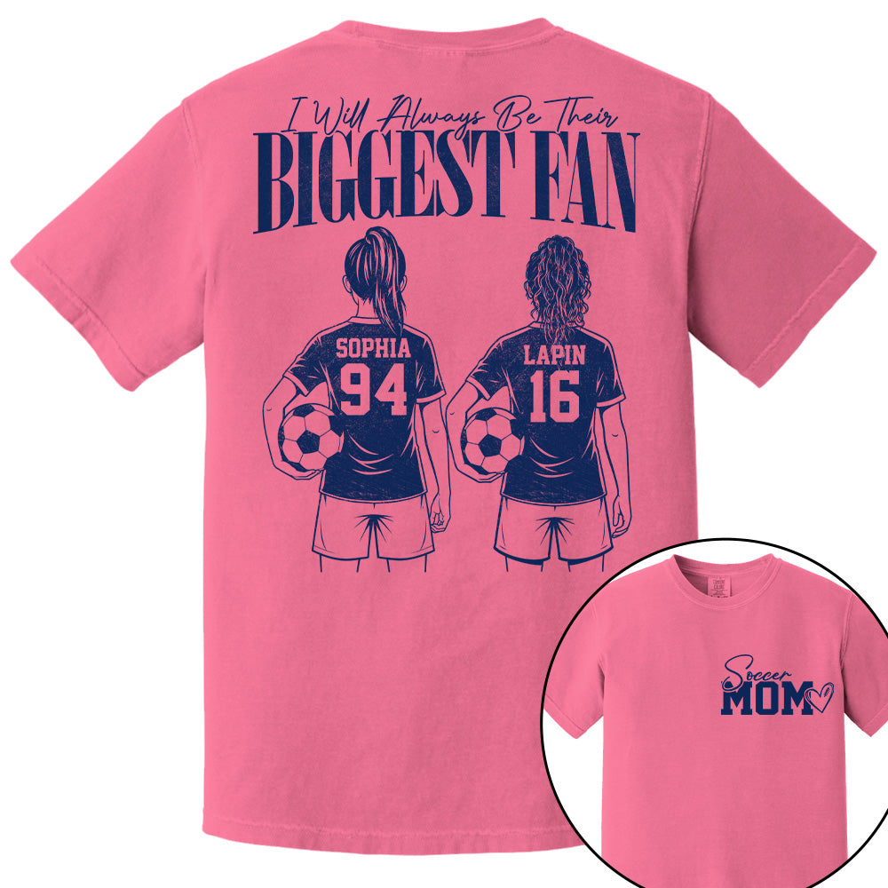 I'll Always Be Your Biggest Fan - Washed Tee Retro Bootleg Shirt For Soccer Players T24