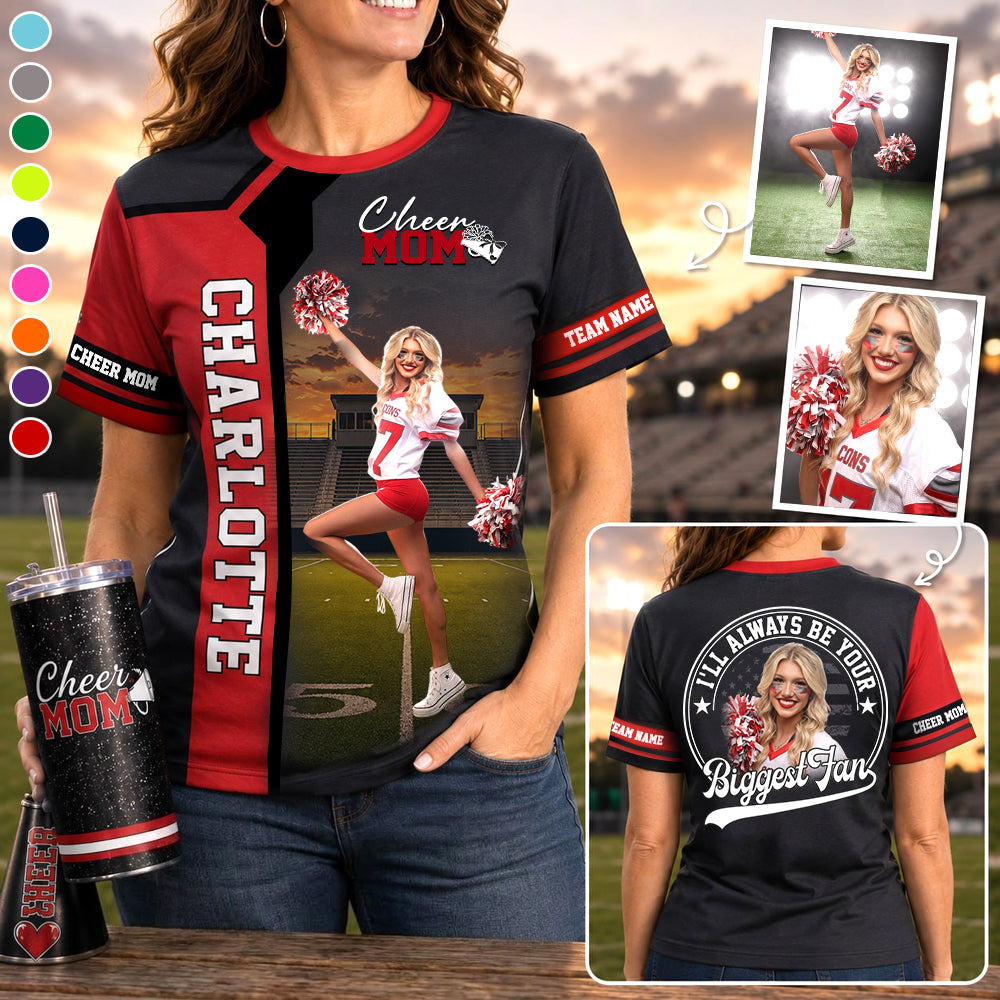 Cheer Mom - Custom Gifts Personalized Shirt Cheerleading Family NA04 VH01