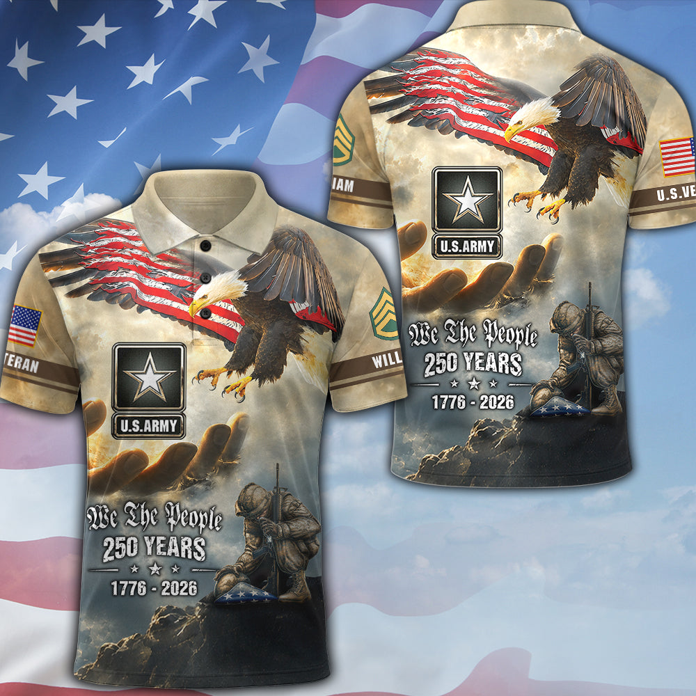 Custom Shirt We the People 250 Years 1776 2026 America Gift For Veteran Retired All Over Print Shirt K1702 MT2