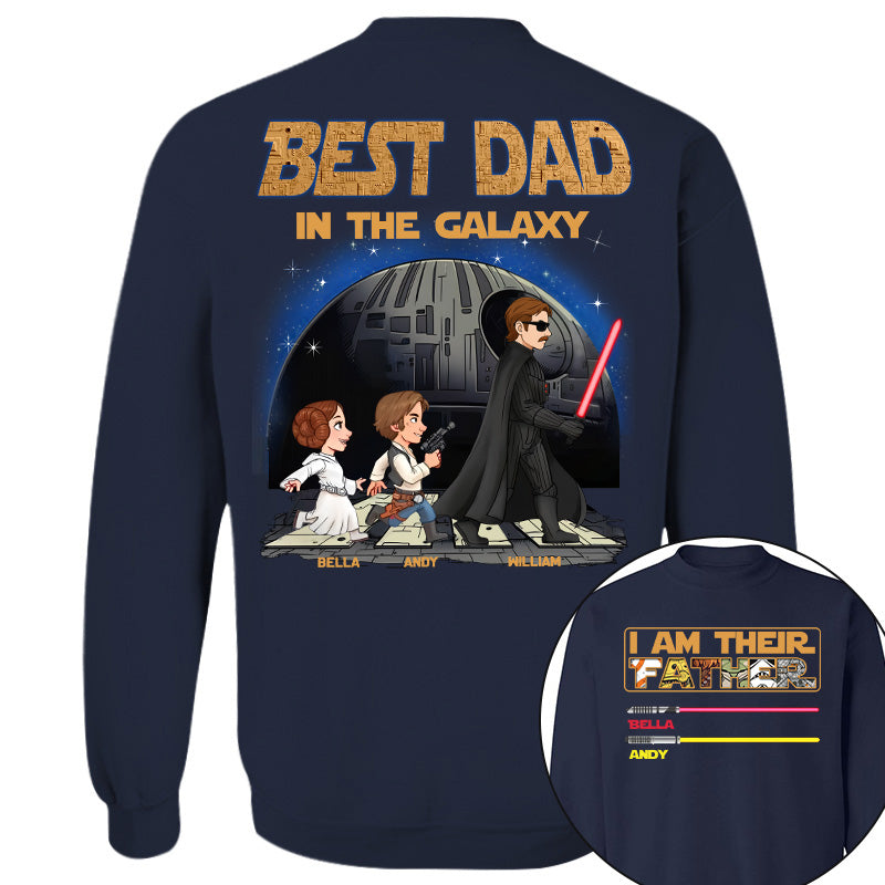 I Am Their Father Best Dad In The Galaxy - Personalized Shirt Gift For Dad T1807 Pt99