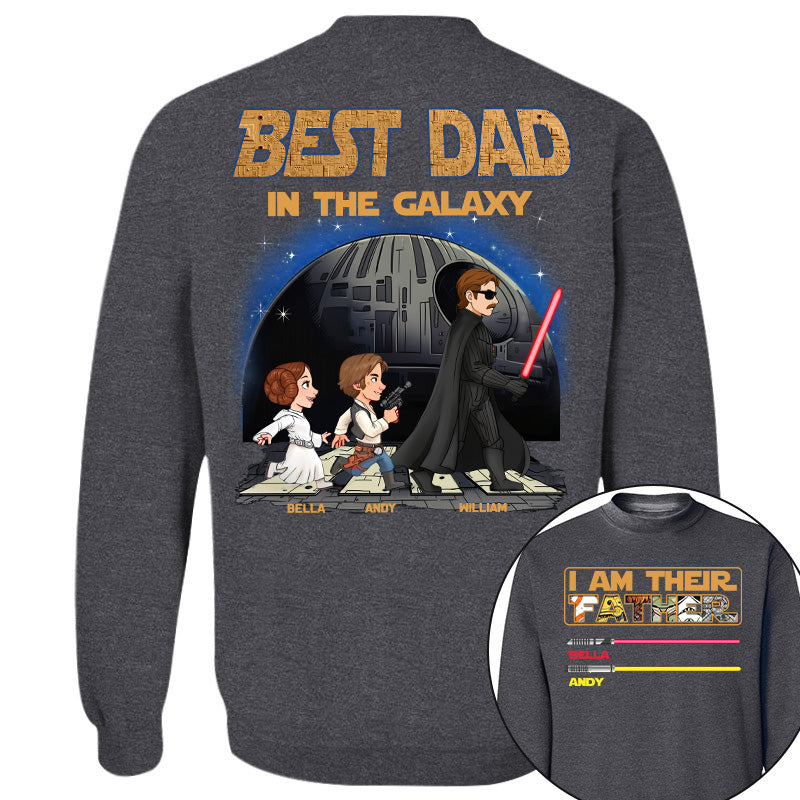 I Am Their Father Best Dad In The Galaxy - Personalized Shirt Gift For Dad T1807 Pt99
