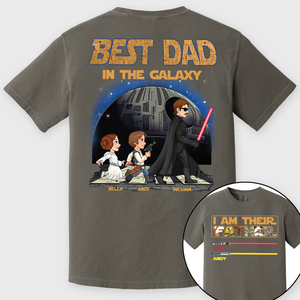 I Am Their Father Best Dad In The Galaxy - Personalized Shirt Gift For Dad T1807 Pt99