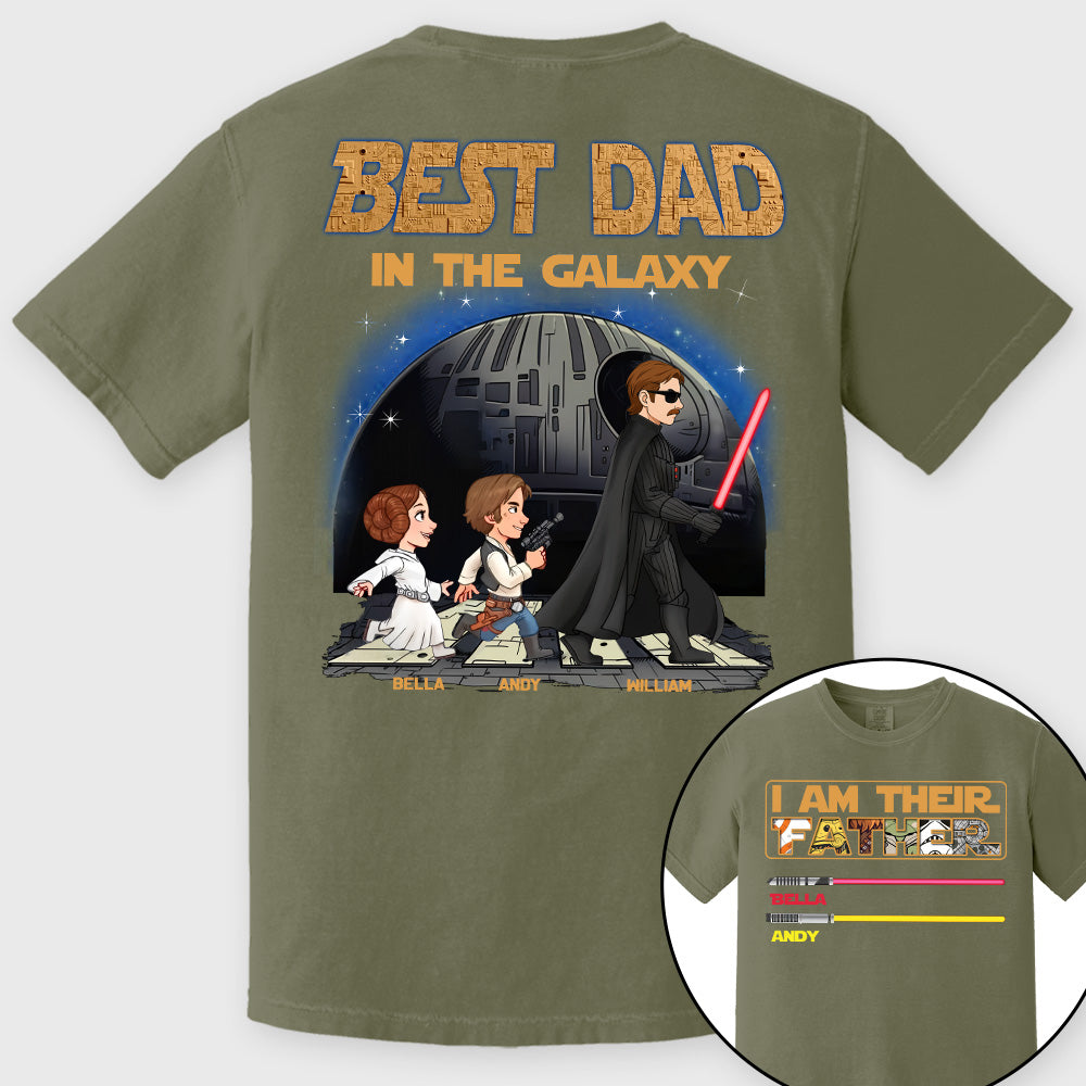 I Am Their Father Best Dad In The Galaxy - Personalized Shirt Gift For Dad T1807 Pt99