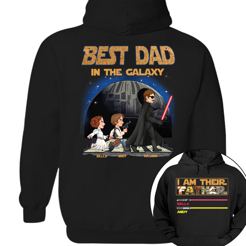 I Am Their Father Best Dad In The Galaxy - Personalized Shirt Gift For Dad T1807 Pt99