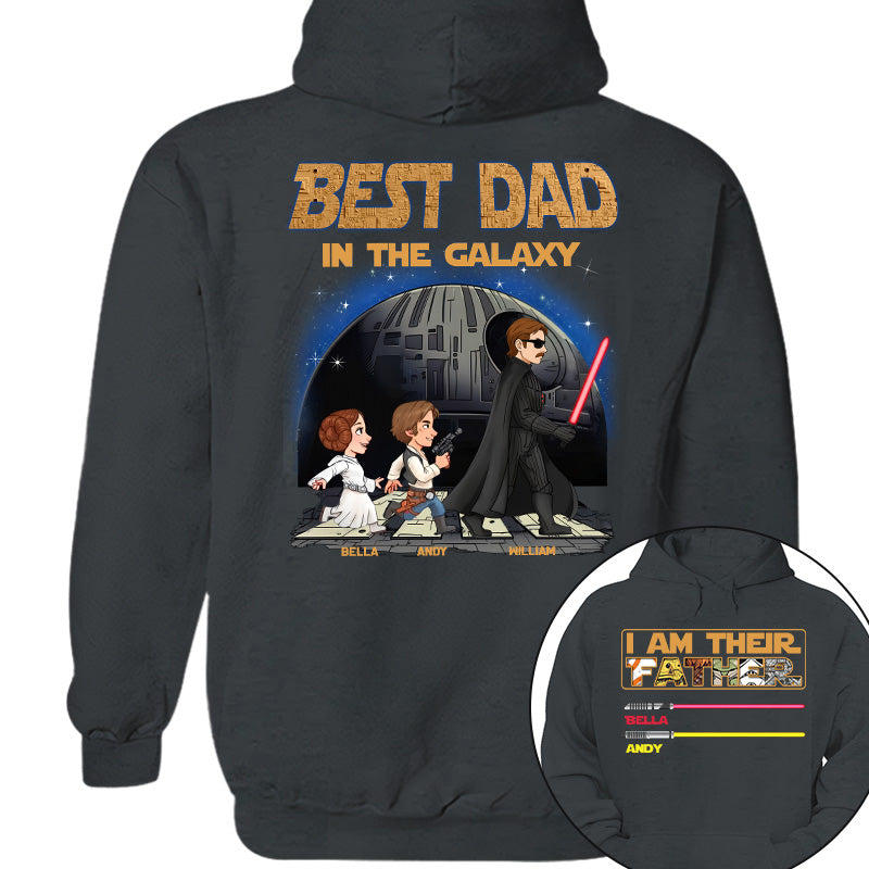 I Am Their Father Best Dad In The Galaxy - Personalized Shirt Gift For Dad T1807 Pt99
