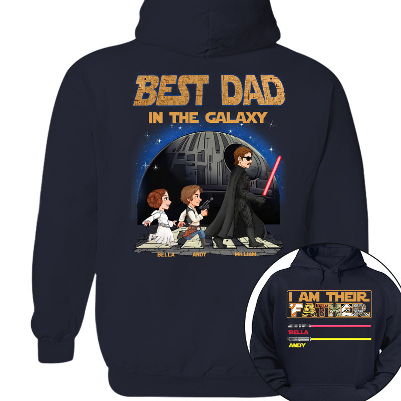 I Am Their Father Best Dad In The Galaxy - Personalized Shirt Gift For Dad T1807 Pt99