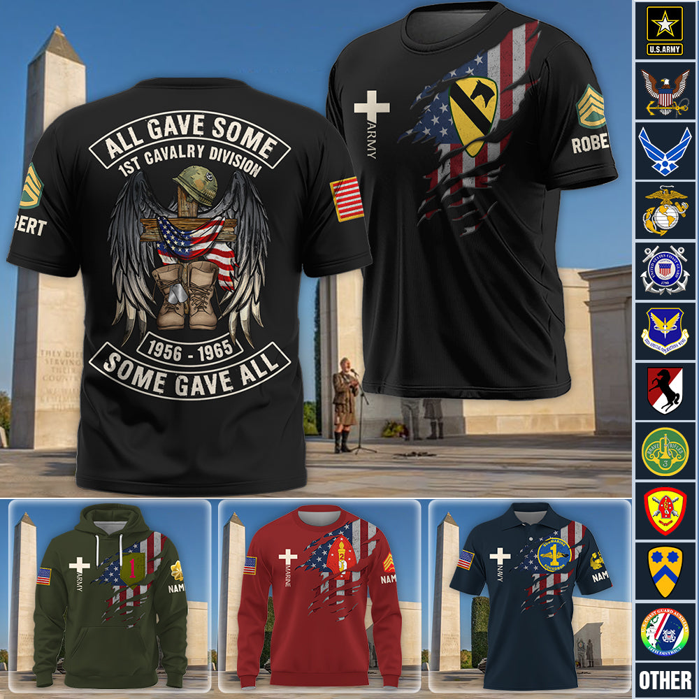 Some Gave All - Some Gave All Personalized Military Memorial All Over Print Shirt Gift For Veteran K1702 Trhn