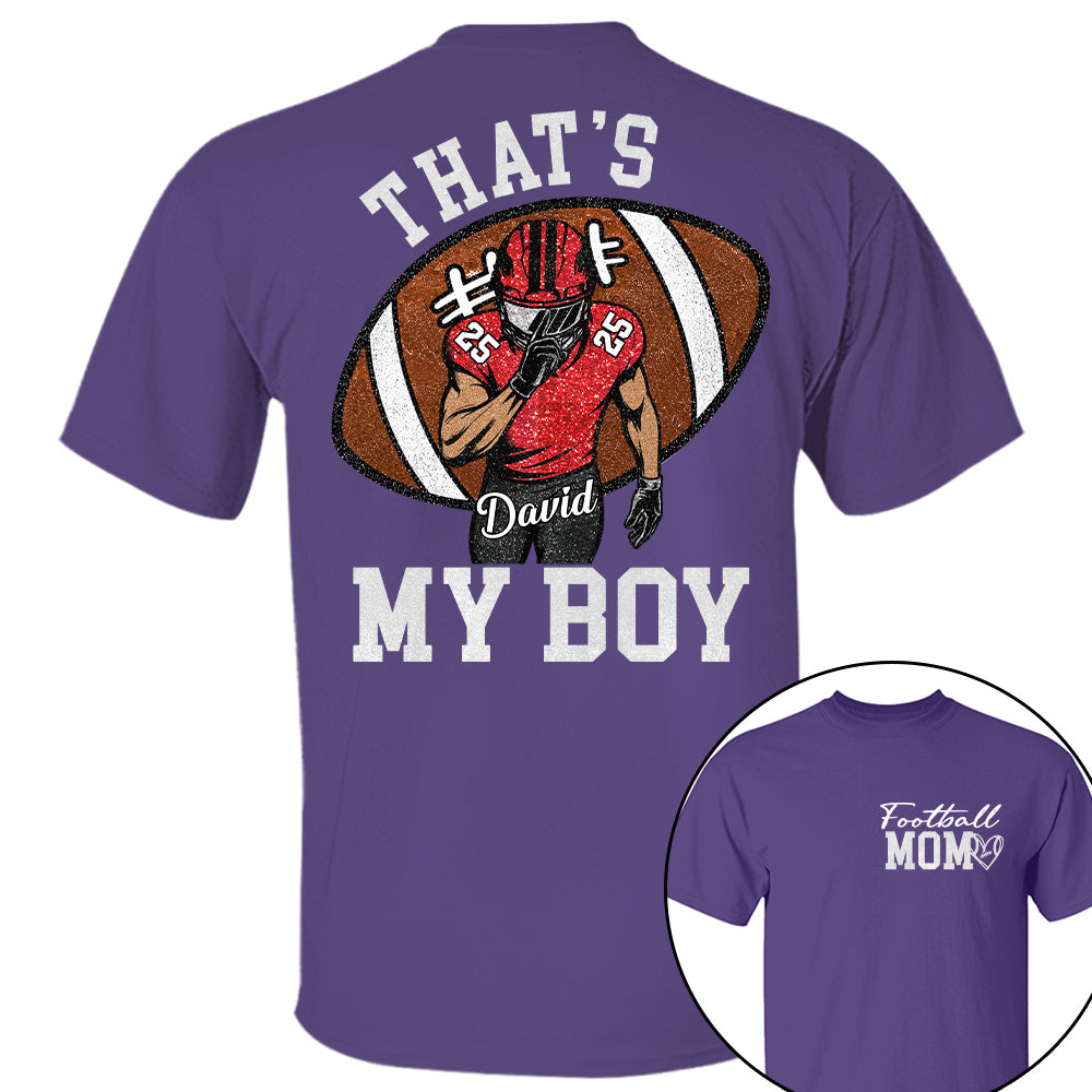 Personalized Football Mom Football Grandma Shirt Those Are My Kids Shirt Gift For Sport Family T1807 T24