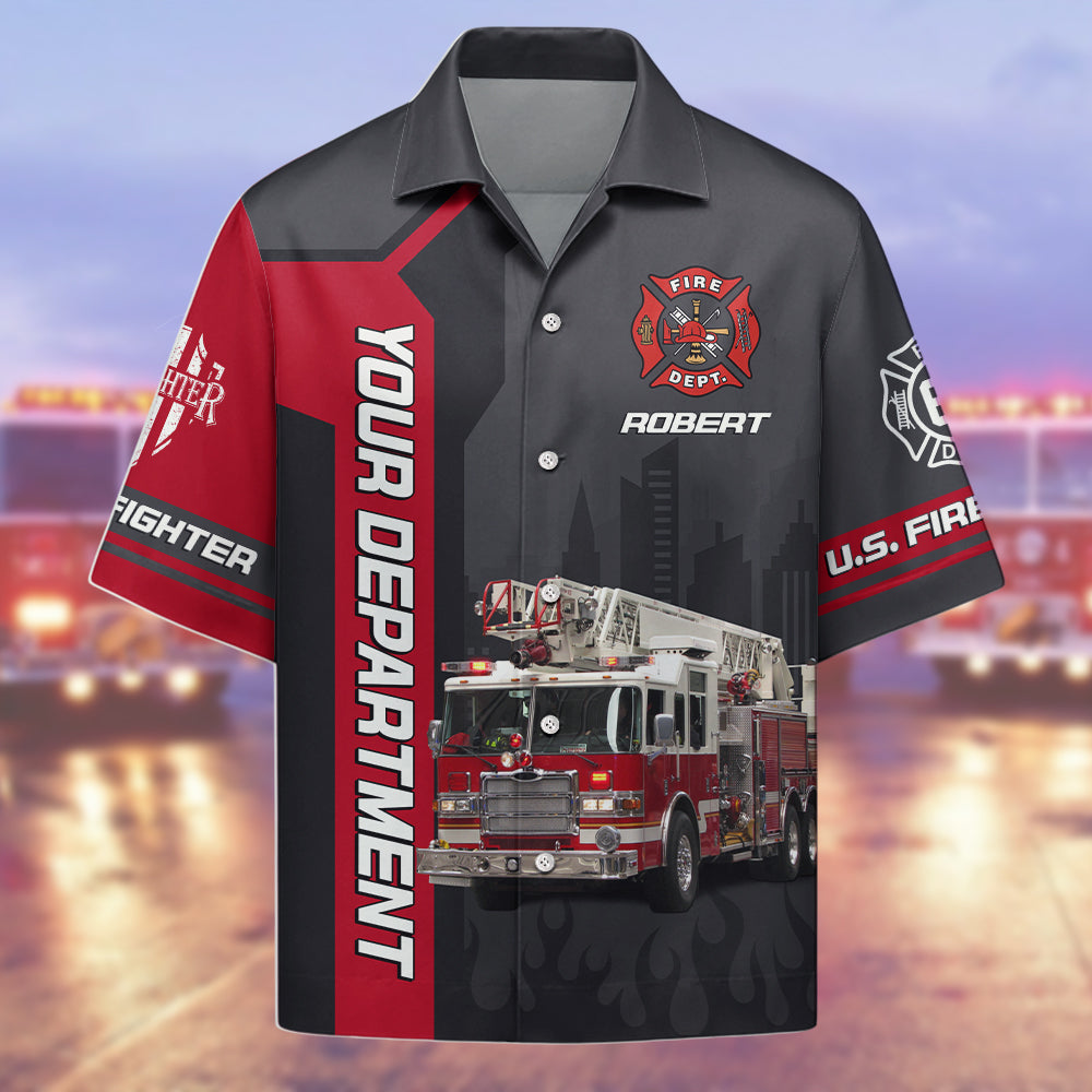 This Is How I Roll - Personalized Upload Vechicle Photo For Firefighter Shirt K1702 Trhn