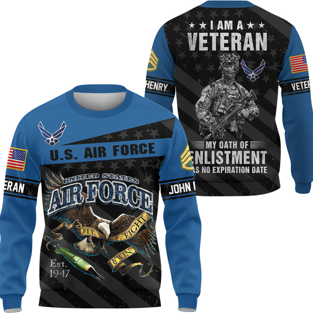Proudly Served Duty Honor Country American Soldiers Custom Division All Over Print Shirt Hoodie Gift For US Veteran K1702 Hv01