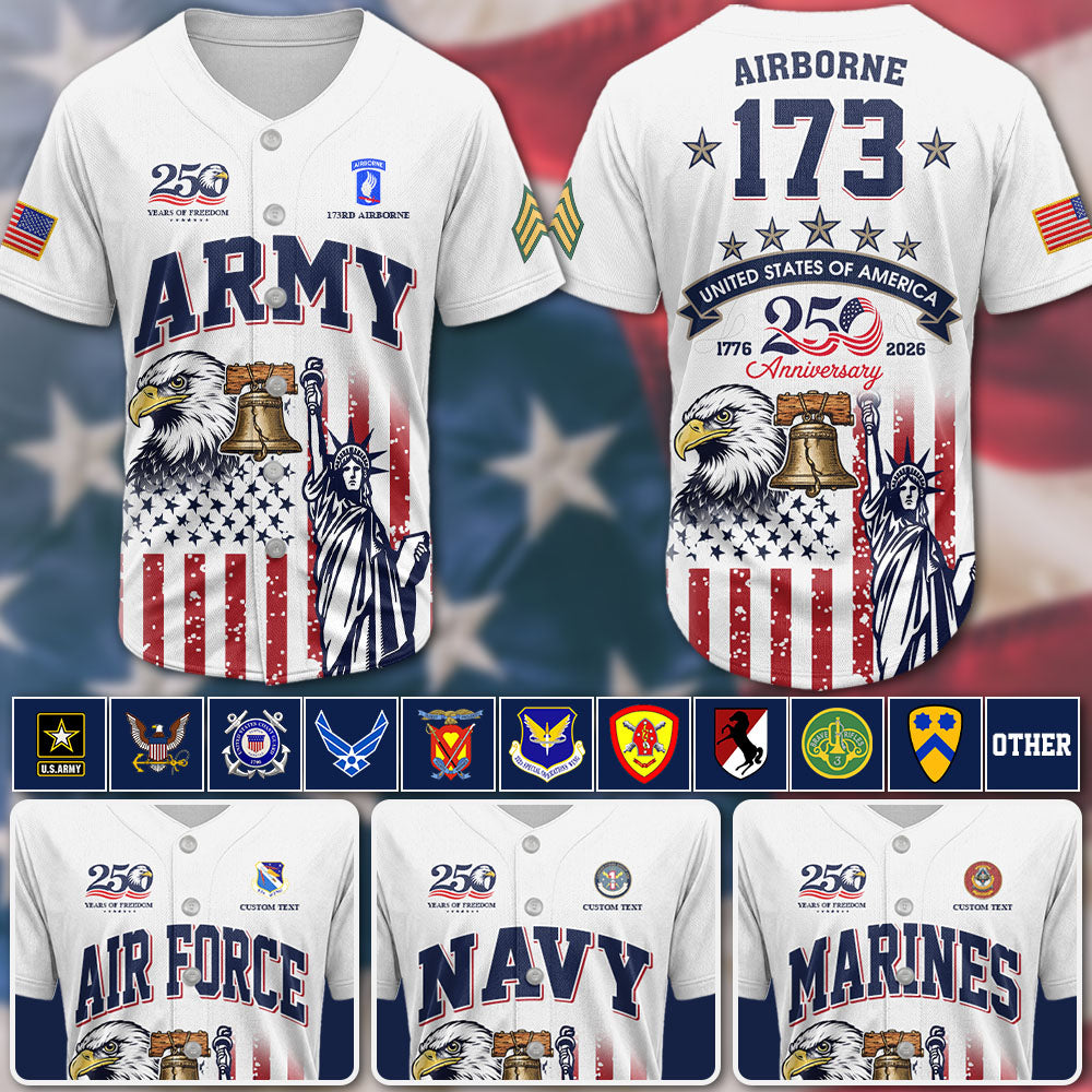 US Veteran 250th Anniversary – Custom All Branch Military Pride – Custom Name & Branch Gift For Veterans K1702 Pt99