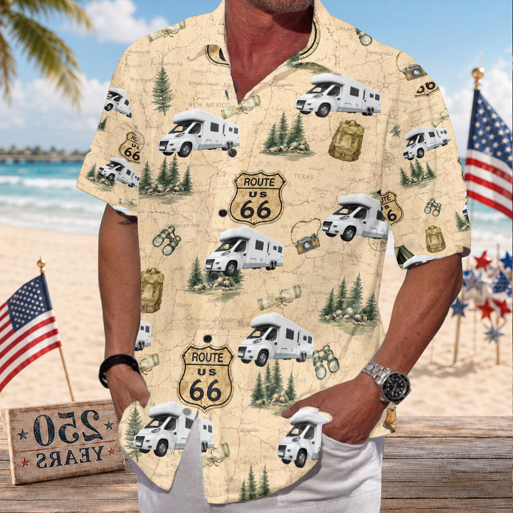 Home is Where I Park It, Personalized Camping Car Photo Hawaiian Shirt, Gift For Camping Lovers Friends Family MI209 Nh00