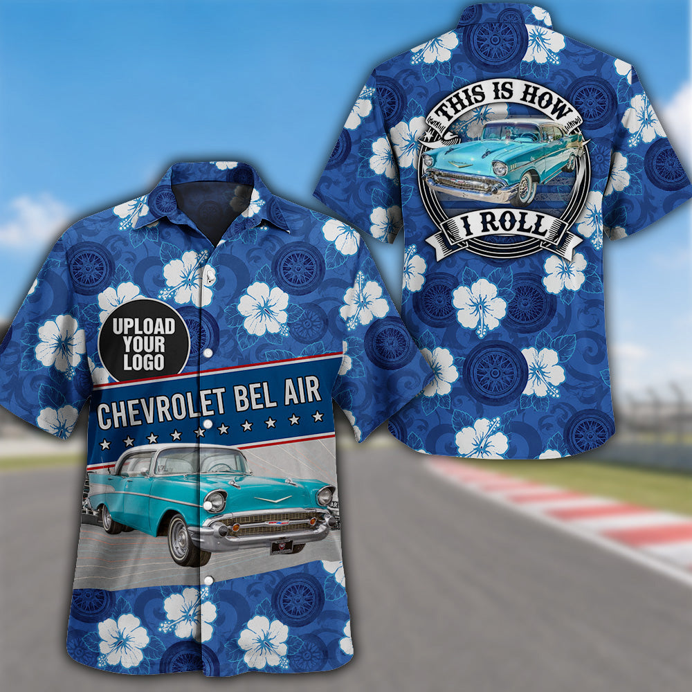 Hawaiian Shirt This Is How I Roll - Custom Photo Classic Car Shirt - Personalized Name Car Shirt K1702 MT2