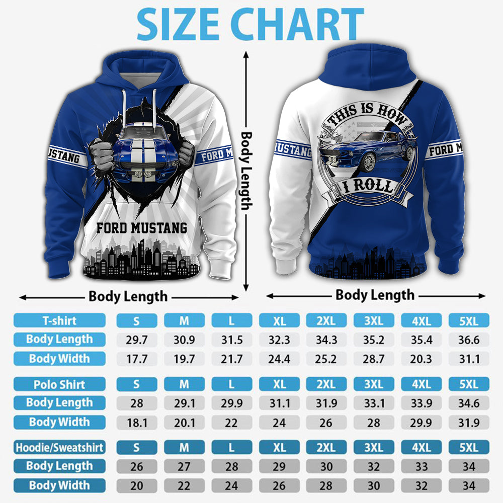Personalized Shirt This Is How I Roll - Custom Photo Classic Car Shirt K1702 MT2