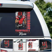 Custom Football Game Day Personalized Car Decal Sticker Custom Team Name K1702