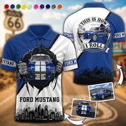 Personalized Shirt This Is How I Roll - Custom Photo Classic Car Shirt K1702 MT2