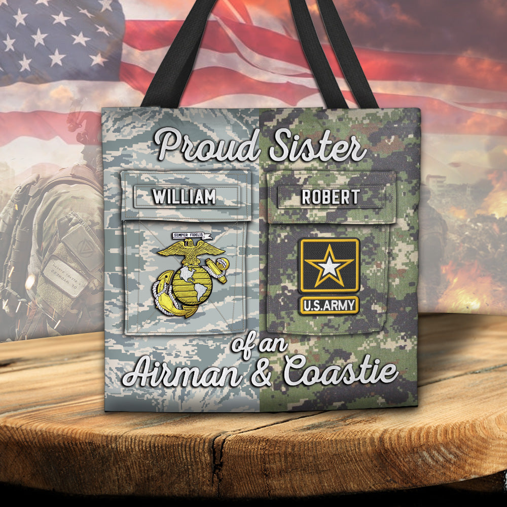 The Bradford Exchange U.S. Army Personalized Messenger Tote Bag - Christmas Gift