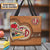 Inspirational Teacher Heart Printed Leather Pattern Personalized Tote Bag For Teacher HK10 - TRHN