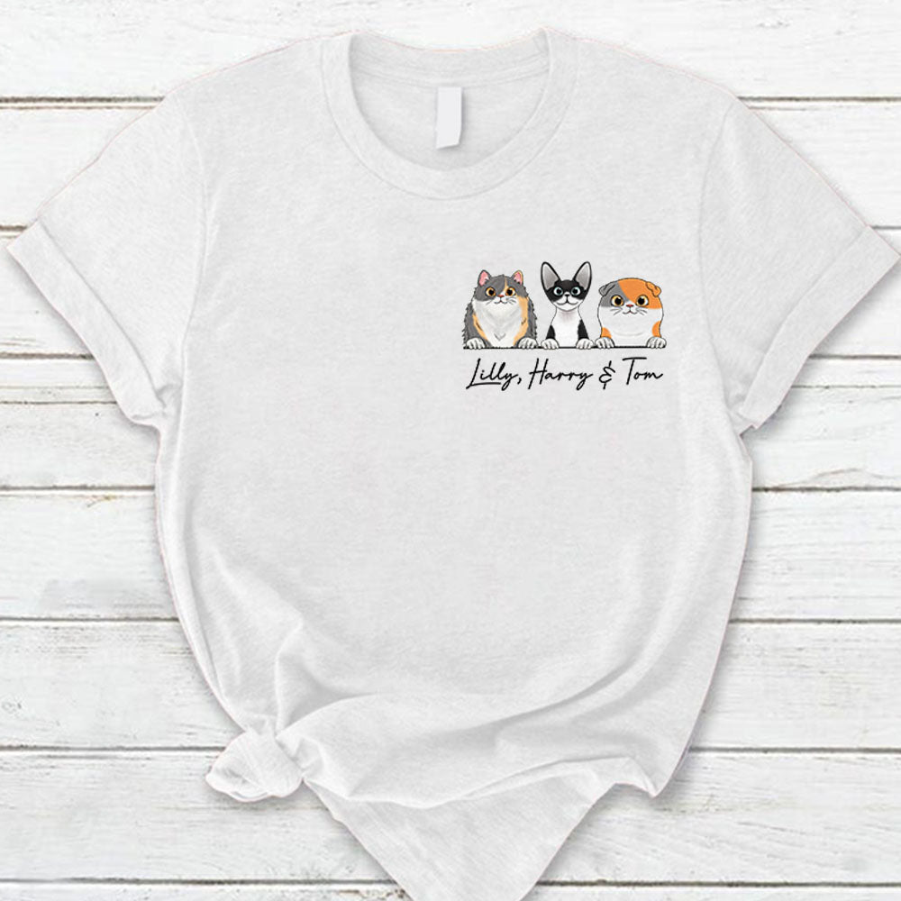 Custom Cat Mom Cat Dad T-Shirt For Cat Mom Cat Dad Trna