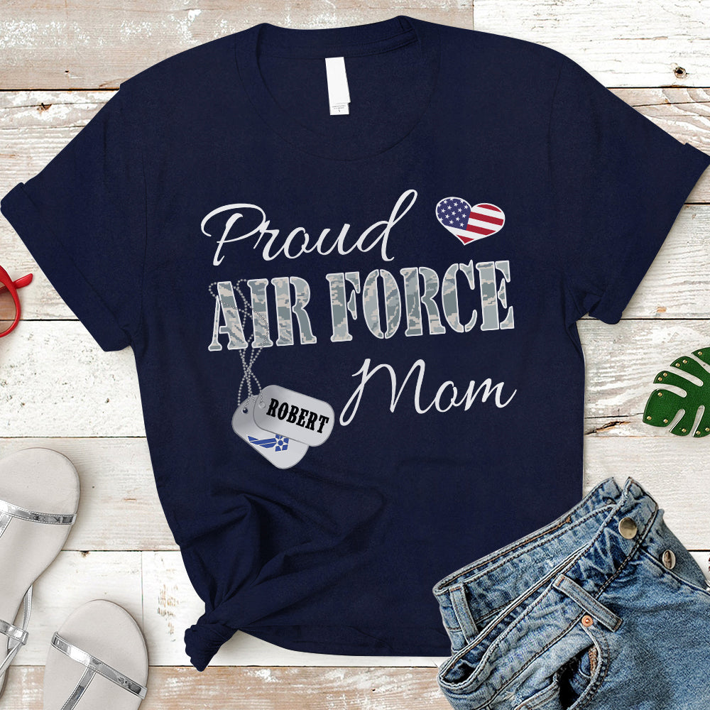 Personalized Airman s Name Family Member Proud Air Force Mom