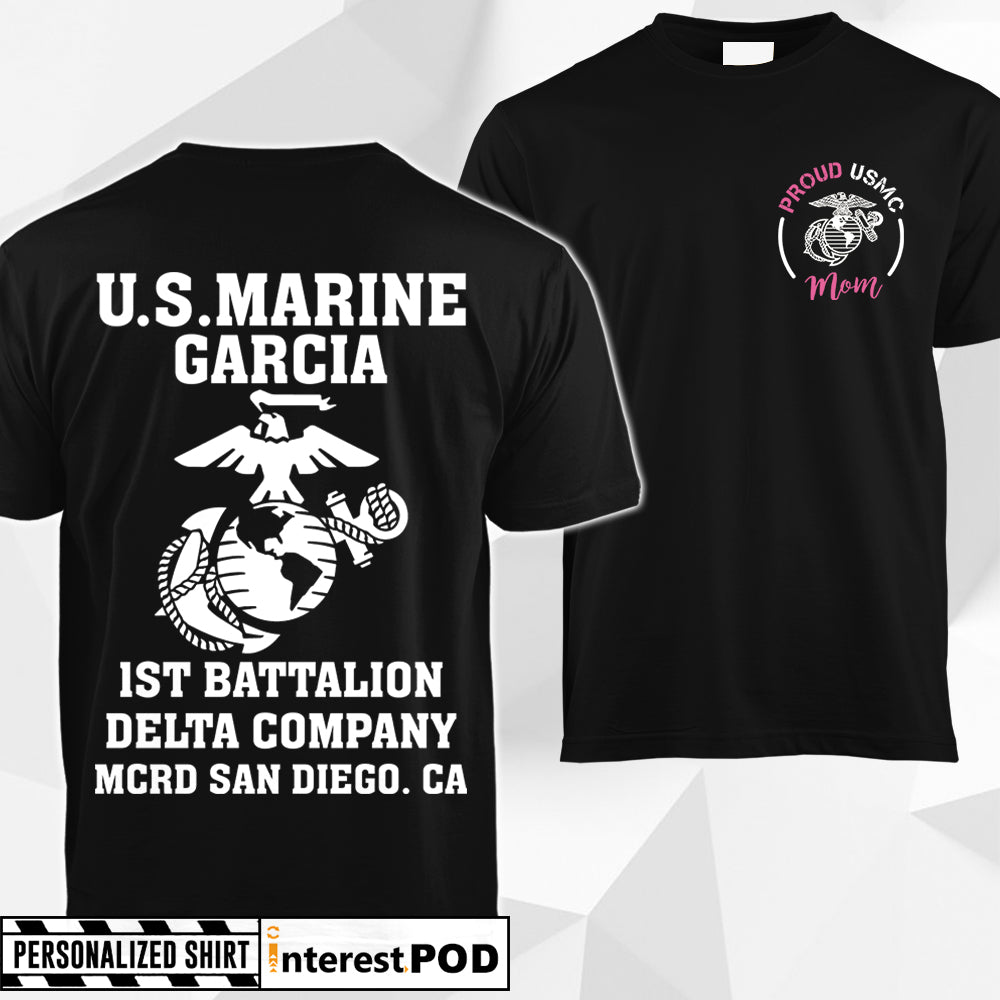 Marine Shirt - Family Shirts - Marine Graduation, Armed Forces. U.S Marine| Military Shirt - TRHN - K1702
